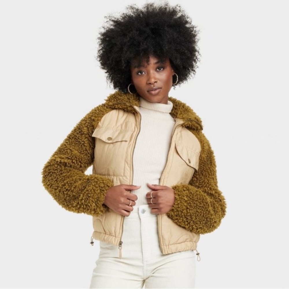 Universal Thread Quilted Moto Midweight Jacket NWT